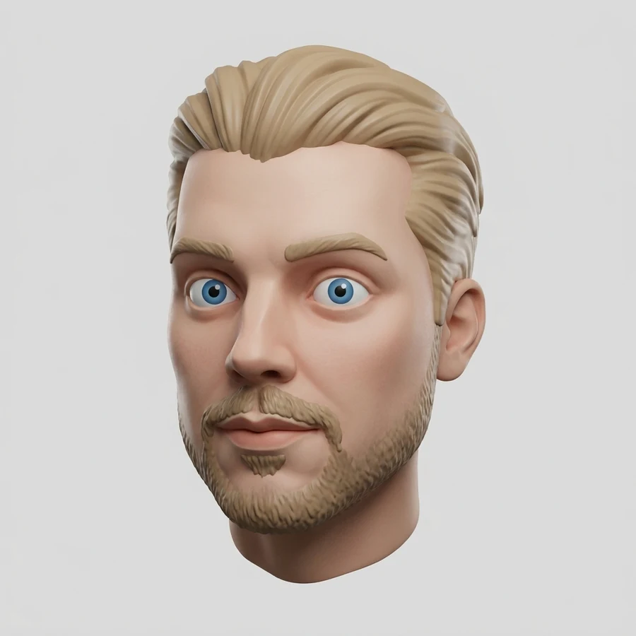 The digital head concept from our first test